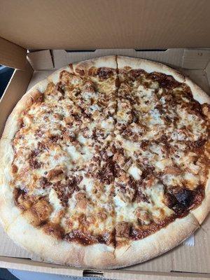 BBQ Chicken and Bacon Pizza