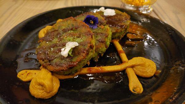 Hariyali tikki ($15), vegan by default. Decent, but not amazing.