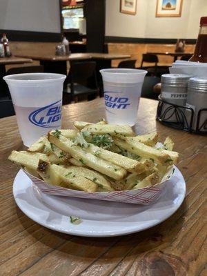 Garlic Parmesan fries