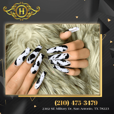 You can get your nails done any way you like. From simple to elegant designs, we have it all.