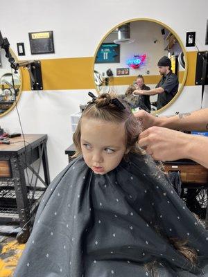 Kids haircut by Matt Y