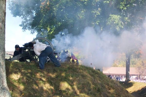 Battle of Pilot Knob Re-enactment at Fort Davidson Historic Site, within a mile from Shepherd Mountain Inn and Suites