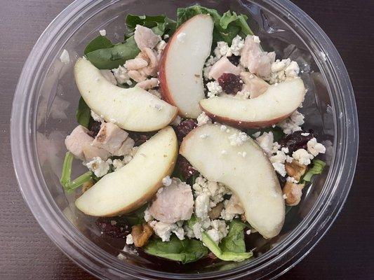 Fresh Apple walnut chicken blue cheese cranberry spring mix salad w sweet onion vinaigrette, Publix, Westchase, Tampa