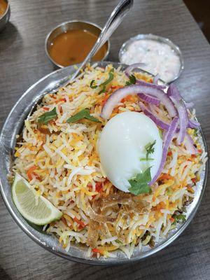 Hyderabad Chicken Dum Biryani