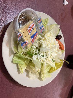 Fresh Greek side salad it was great!