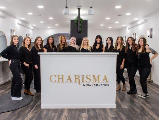 The Charisma Hair Salon & Esthetics team