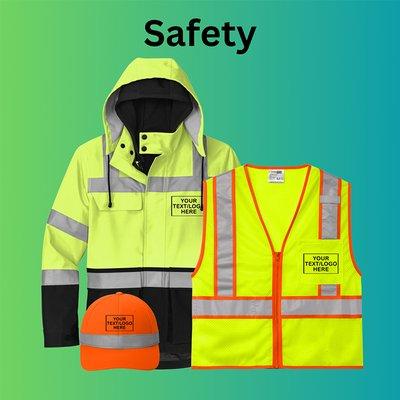 Custom Safety Gear.we offer a wide range of high visibility clothing options, including hi vis vests, hi vis shirts, and more.