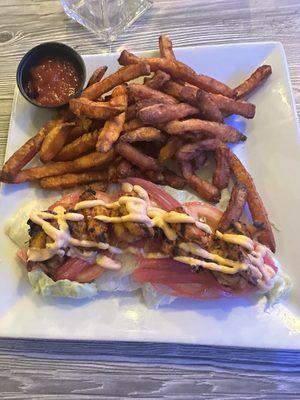 Shrimp Po' Boy Sandwich