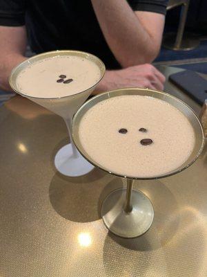 Midday pick me up; espresso martinis