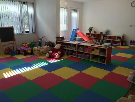 Spacious interior environment offers children different opportunities to play and explore