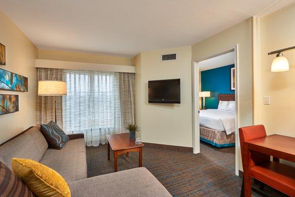 Our One-Bedroom Suites offer more privacy with separate living and sleeping areas as well as additional amenities.