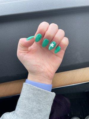 St. Patrick's day nails!