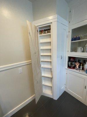 Ironing board cubby conversion