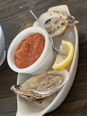 Oysters $1! 3-6