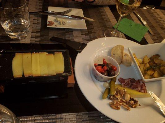 Raclette night. Yum.