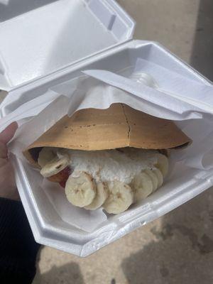 Nutella and Fruit Crepe