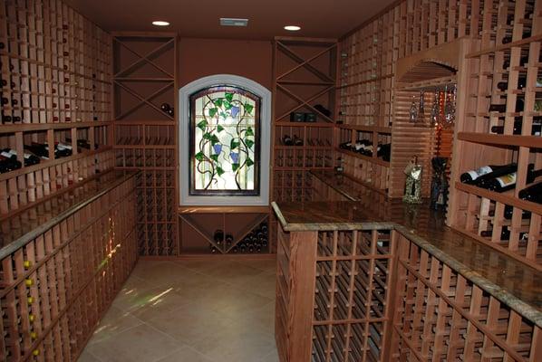 Brown Residence Wine Cellar