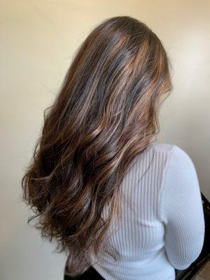 Balayage creates a natural  gradual brightening effect to the hair call to book yours today. 949-226-2920 Shirley