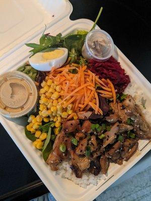 Teriyaki chicken plate