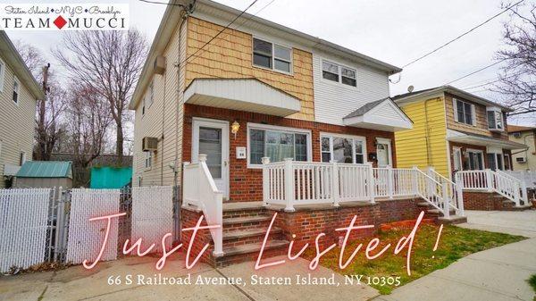 Just Listed In Dongan Hills!