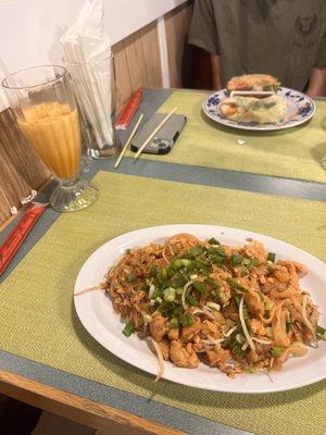 Pad Thai and Thai Tea