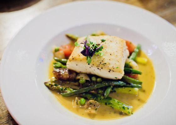 Pan Seared Halibut