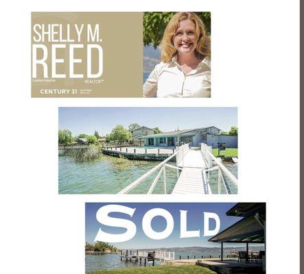 Shelly Reed Sold this stunning Lakefront Home in Lakeport CA All CASH 21 Day Close $550,000