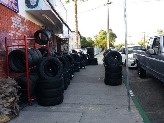 Lots of tires to choose from.