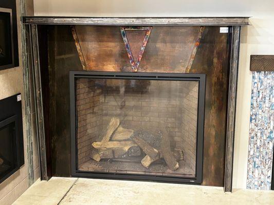 Huge 50" Traditional Direct Vent Gas Fireplace by Heatilator!