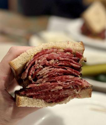 Lucious fatty pastrami