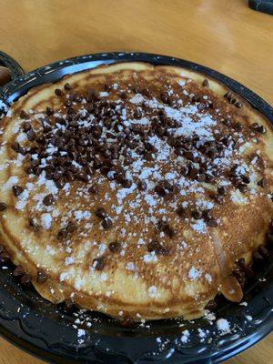 Chocolate chip pancakes