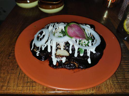 Enchilada Mole - it's a bit salty for me.