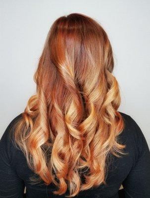 Color melt and balayage.