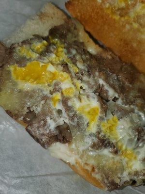 This was their attempt at a Philly cheese steak. It was horrible. I wasted my money.