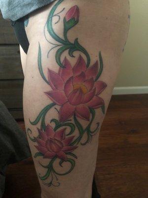 Lotus flower tattoo