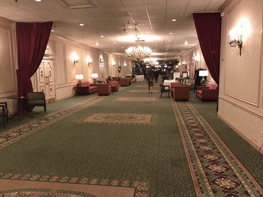 Interior of the White Eagle banquet and restaurant facility