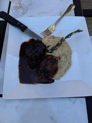 Pork Tenderloin and Garlic Mashed Potatoes