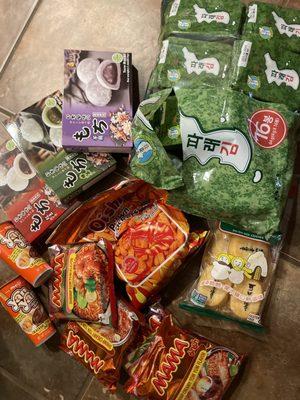 Asian snacks