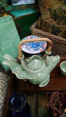 Fishy teapot, I really want this but it's over a $100