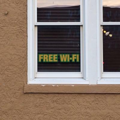 This free 'WI-FI' service provides Internet access to various electronic devices (laptops, tablets, cell ph1, garage door openers, et al)