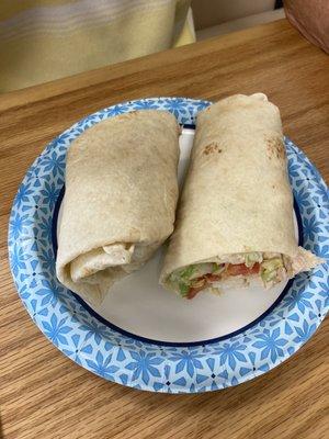 Chicken bacon ranch wrap