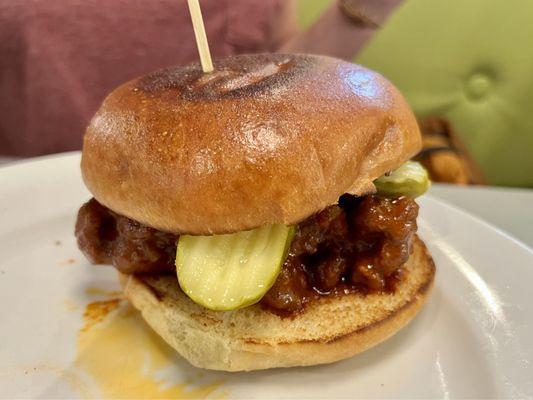 Tennessee hot chicken sandwich