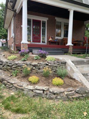 My beautiful new flower bed!