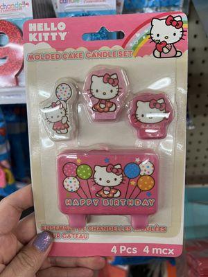 Hello kitty candles