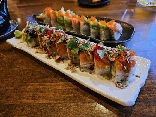 The Takumi Roll and Orange Blossom Roll