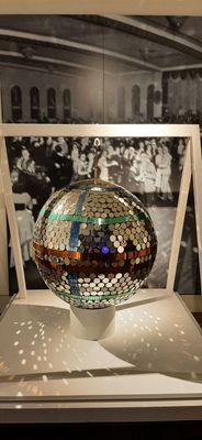 Disco ball from a Kansas City Landmark. Loved this!