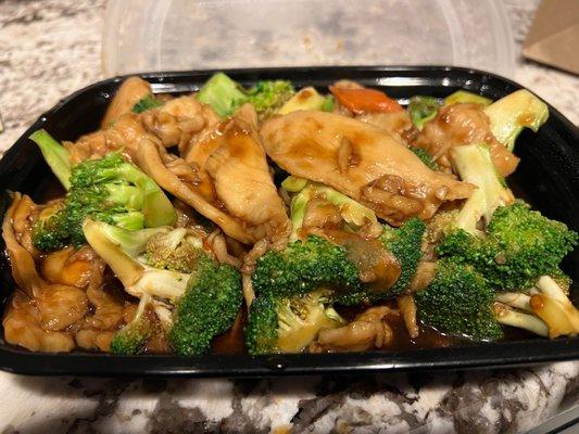 Chicken with broccoli