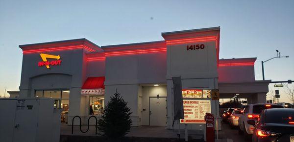 Classic pre-sunset In N Out... ahhh reminds me of Cali good old days.