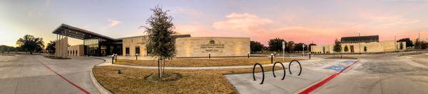 Located at the Entrance of Greenwood Memorial Park and next to the Greenwood Mausoleum