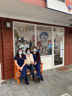 Nurse Alicia, Amy, and Nurse Perla.